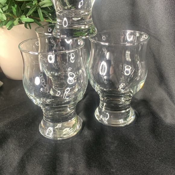 Set of 4 HARD TO FIND RARE L. E. Smith crystal glasses made in Belgium - Picture 3 of 10